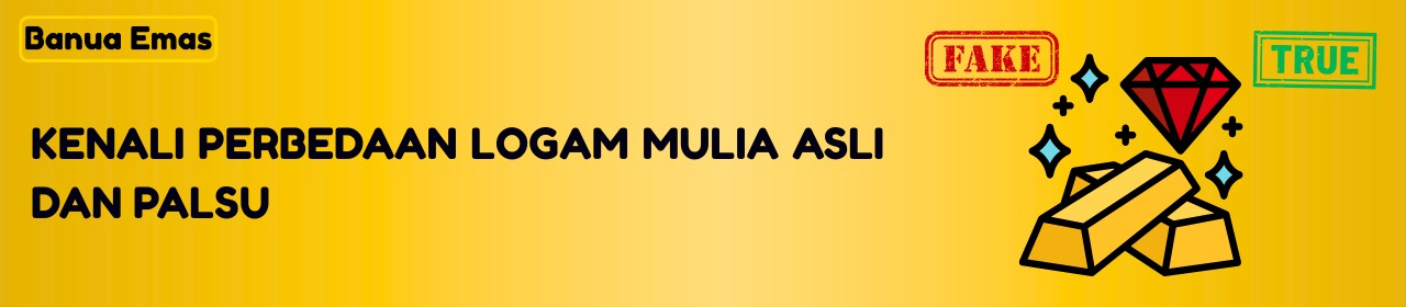 perbedaan emas asli dan palsu